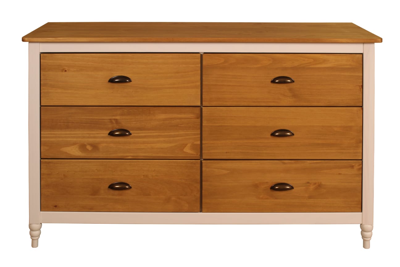 Cómoda Cajonera 6 Cajones Vintage Arte Equipamientos