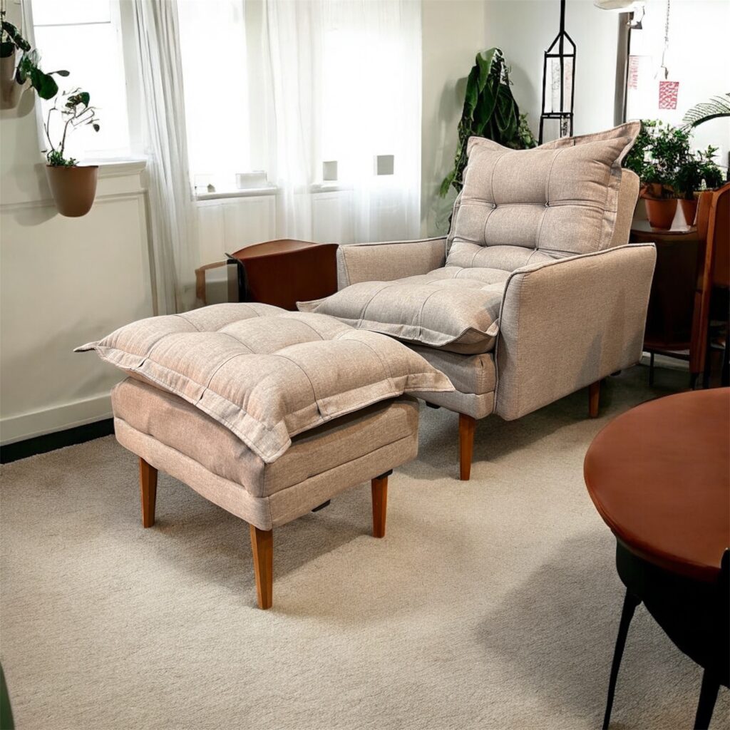 Butaca Poltrona con puff - Classic