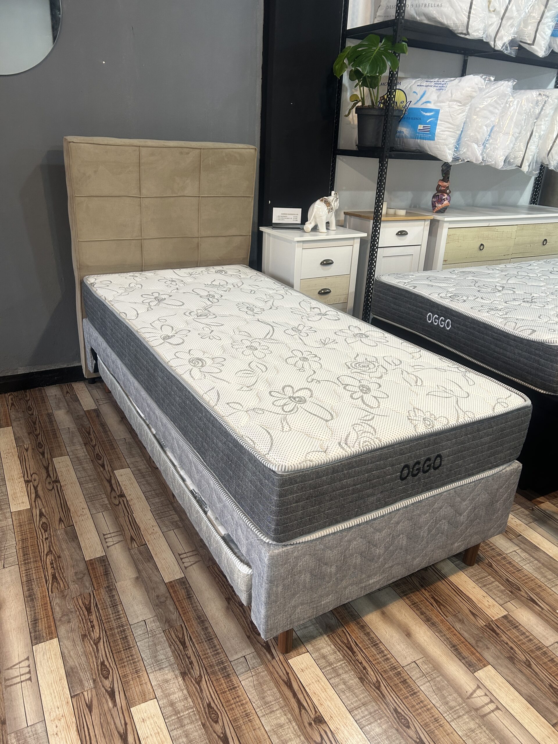 Cama box marinero 1 plaza con colchón - Imagen 7