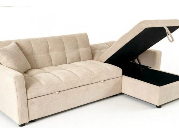Alternative view of Sofá cama chaise longue baúl - 3 cuerpos